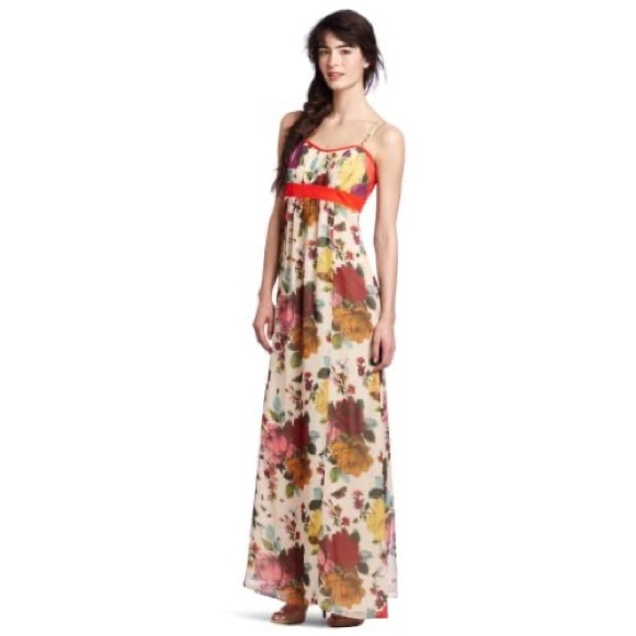 Ted Baker London Rose Floral Bugs Maxi Dress Gown - Picture 3 of 10